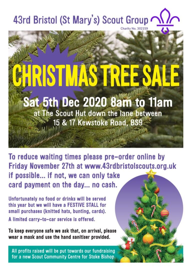 Christmas Tree Sale 43rd Bristol Scout Group