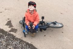 Boris enjoys cycling at Ashton Court